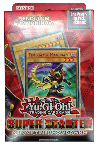 Yugioh 2014 Super Starter Deck Space-Time Showdown & 2 Power Up Pack Sealed 