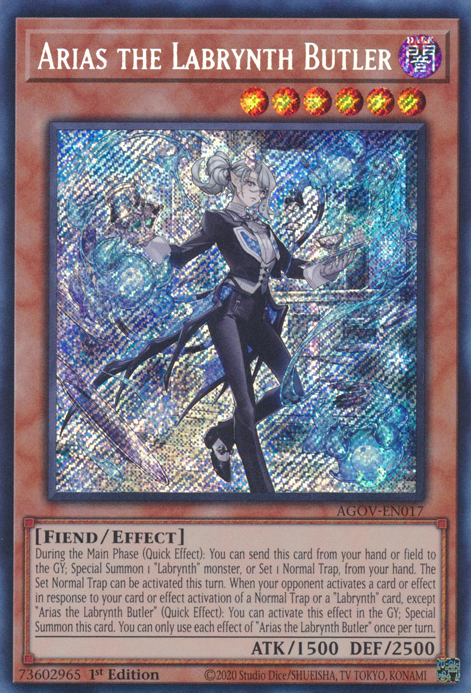 Arias the Labrynth Butler - Yugipedia - Yu-Gi-Oh! wiki