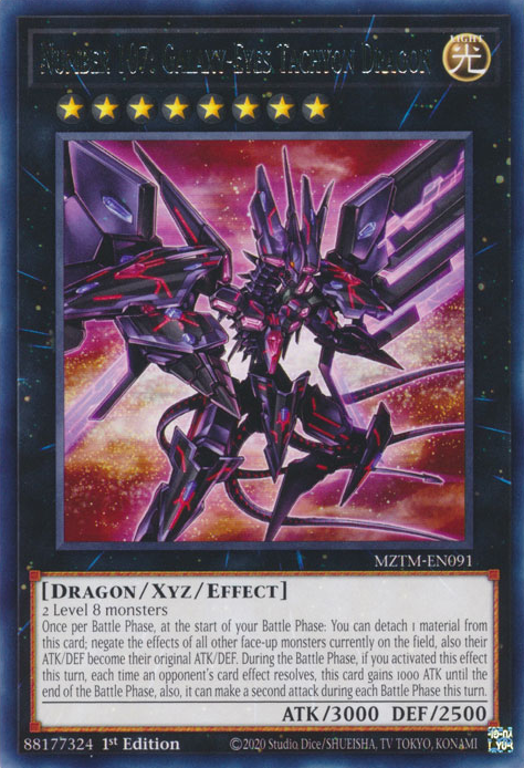 Nummer 107: Galaxieaugen-Tachyonendrache (Number 107: Galaxy-Eyes Tachyon Dragon)