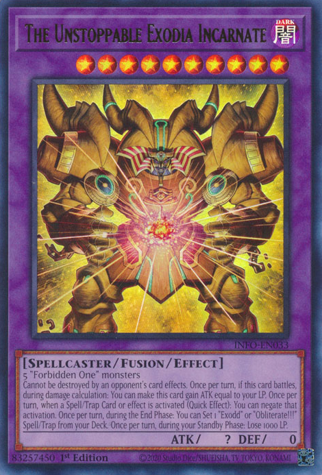 Inkarnation der unaufhaltbaren Exodia (The Unstoppable Exodia Incarnate)