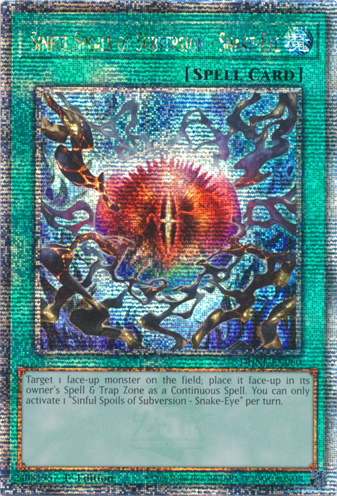 Sündhafte Beute des Verrats - Schlangenauge (Sinful Spoils of Subversion - Snake-Eye)