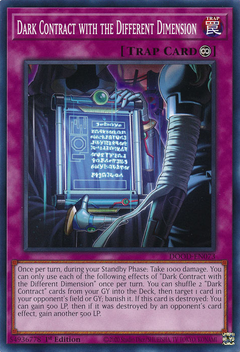 Dark Contract with the Different Dimension - Yugipedia