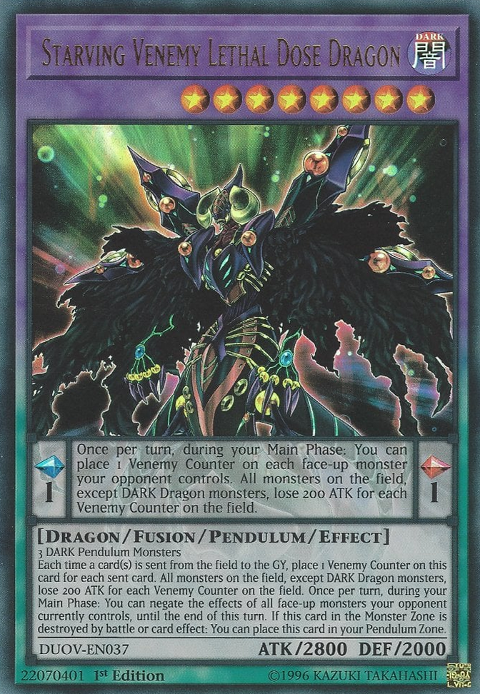 Yu-Gi-Oh / 19PP-JP011 JAPANESE Starving Venemy Lethal Dose Dragon Common 