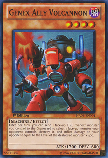 Genex Ally Volcannon - Yugipedia - Yu-Gi-Oh! wiki