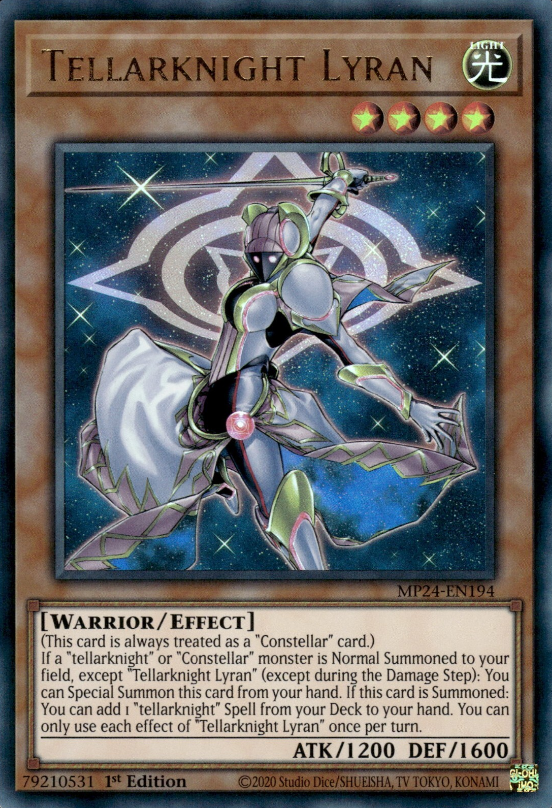 Tellarknight Lyran - Yugipedia