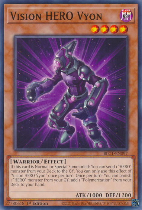 Vision HERO Vyon - Yugipedia - Yu-Gi-Oh! wiki