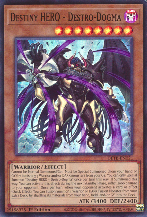 DOGMA ていく さいん Destiny HERO - Destro-Dogma - Yugipedia
