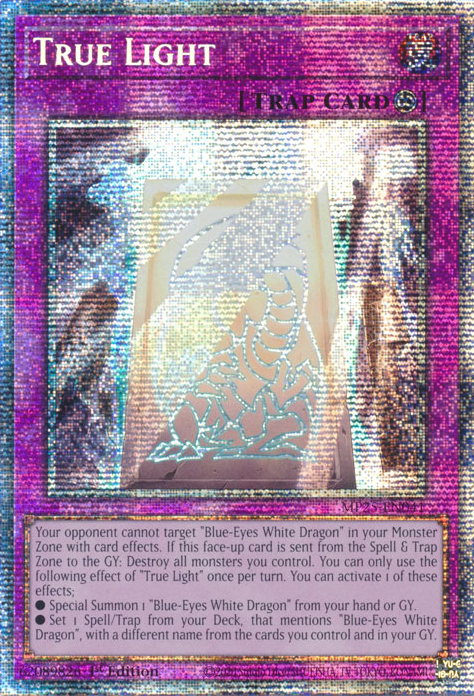 yugioh true light card - MP21-EN255 - Ultra Rare True Light - MP21-EN255 -