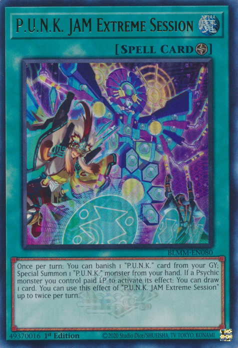 【超希少】First Jam Magic P.U.N.K. JAM Extreme Session - Yugipedia