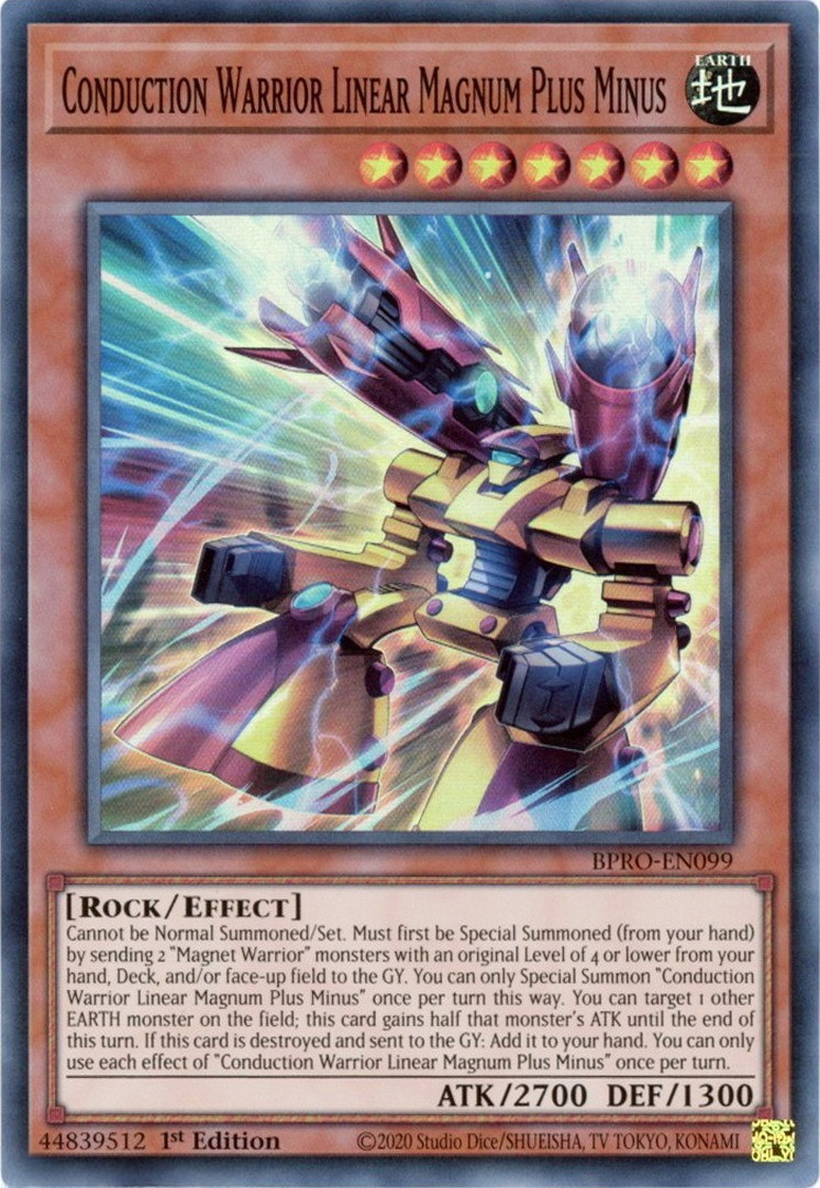 Lineare Magnumkriegerleitung Plus Minus (Conduction Warrior Linear Magnum Plus Minus)
