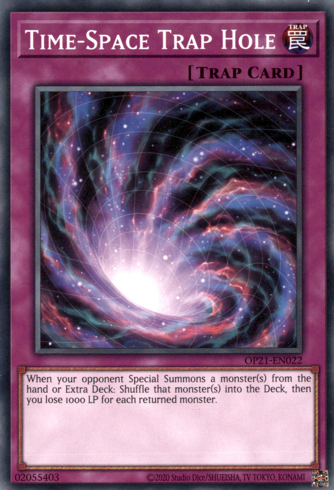 time out yugioh card Thief Flyback - GFTP-EN068 Ultra Rare Time-Space Trap Hole - Yugipedia
