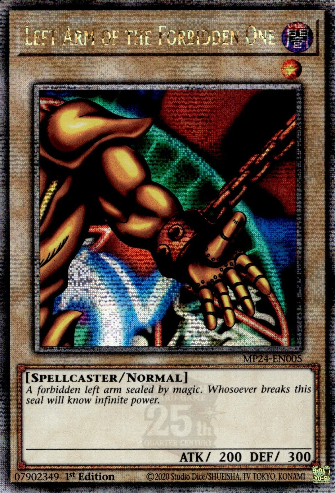 Left Arm of the Forbidden One - Yugipedia