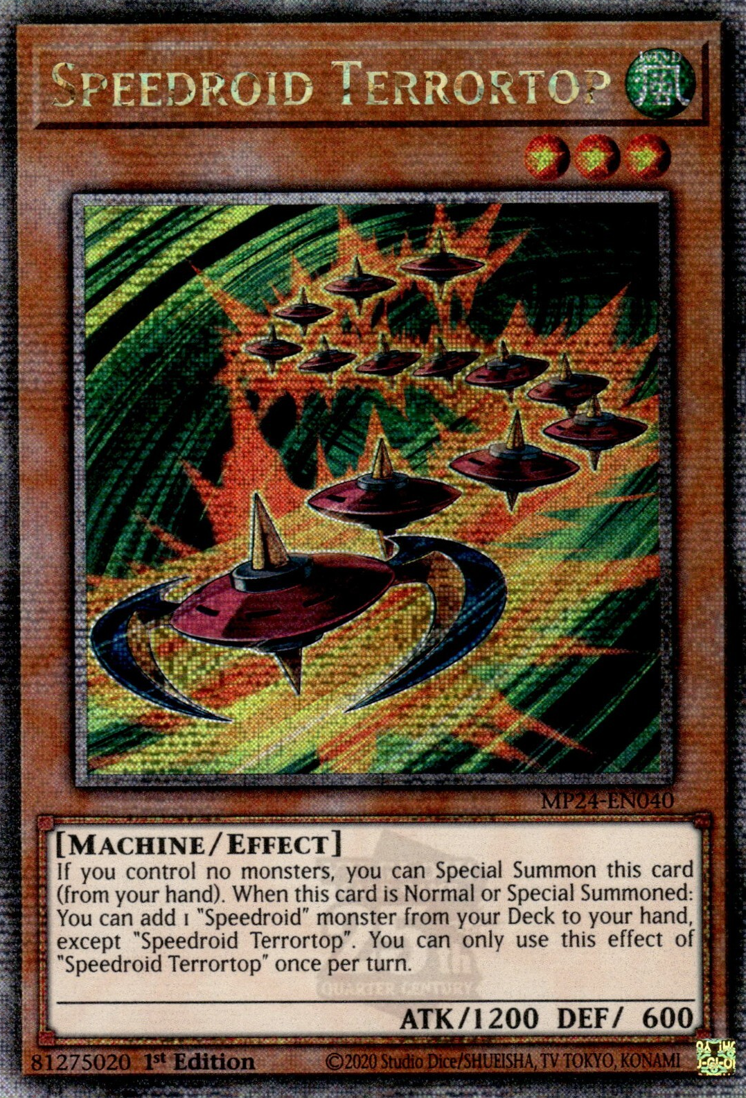 Speedroid Terrortop - Yugipedia