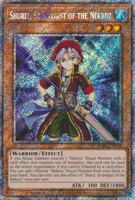 デュエリスト Shurit, Strategist of the Nekroz - Yugipedia