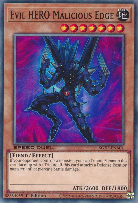 遊戯王 HERO E・D・V・M・Evil HEROまとめ Evil HERO Malicious Edge - Yugipedia