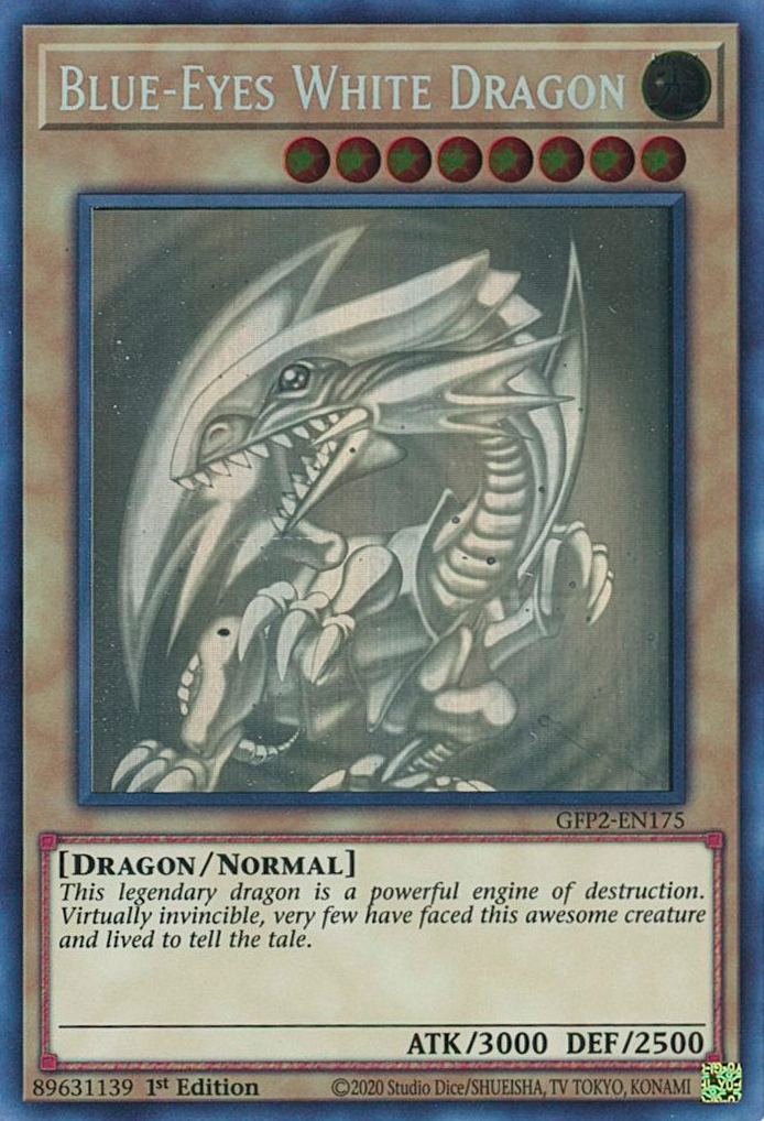 Blue-Eyes White Dragon DUSA-EN043 Ultra Rare 1st Edition 