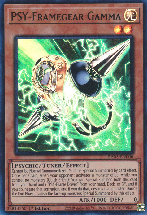 PSY-Framegear Gamma - Yugipedia