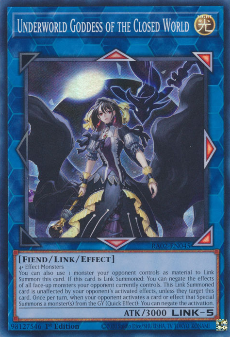 遊戯王 Underworld Goddess of the Closed World - Yugipedia