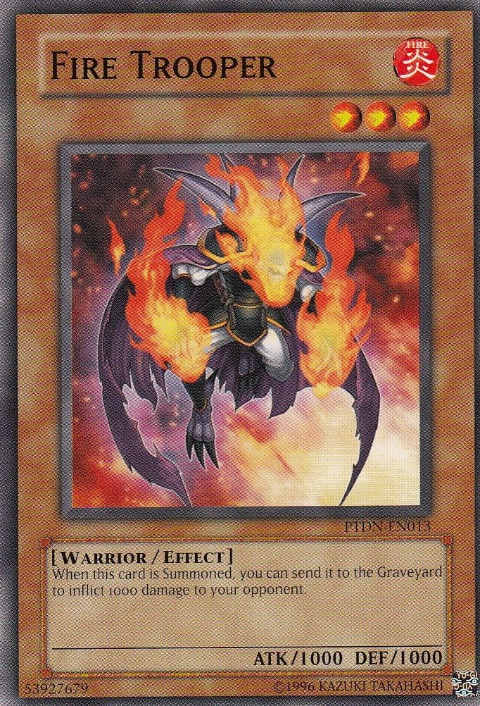 card trooper yugioh BP03-EN026 x3 Rare Excellent Condition You can choose a number from 1 to 3 Fire Trooper - Yugipedia