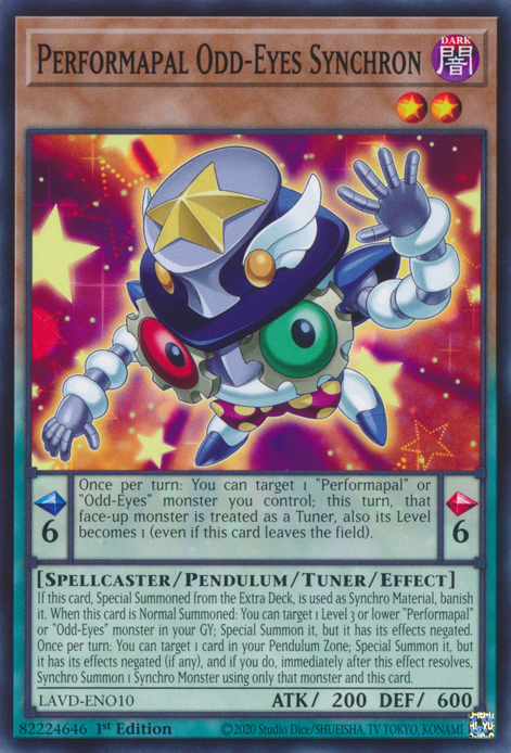 Performapal Odd-Eyes Synchron - Yugipedia
