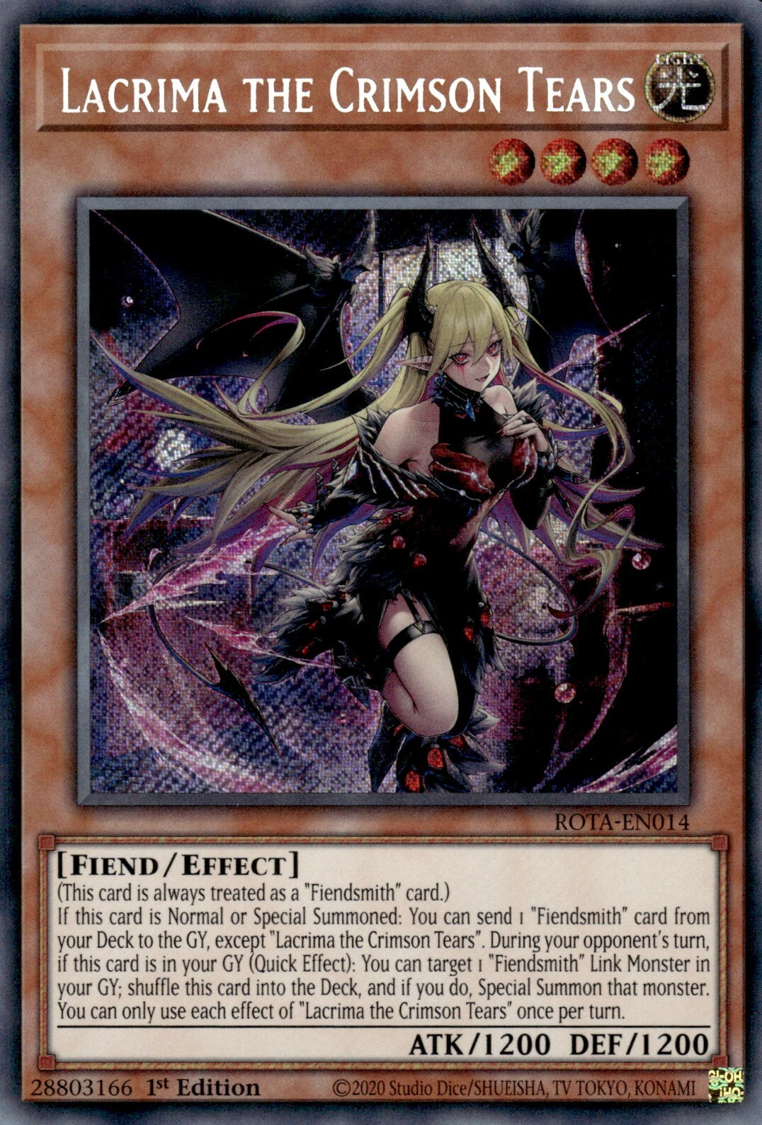 Lacrima the Crimson Tears - Yugipedia