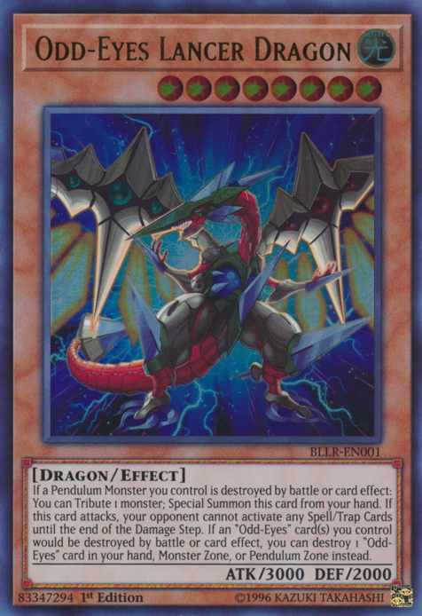 yugioh card odd eyes dragon Yugioh Odd-Eyes Arc Pendulum Dragon LEDD-ENC00 1st Edition Ultra Rare