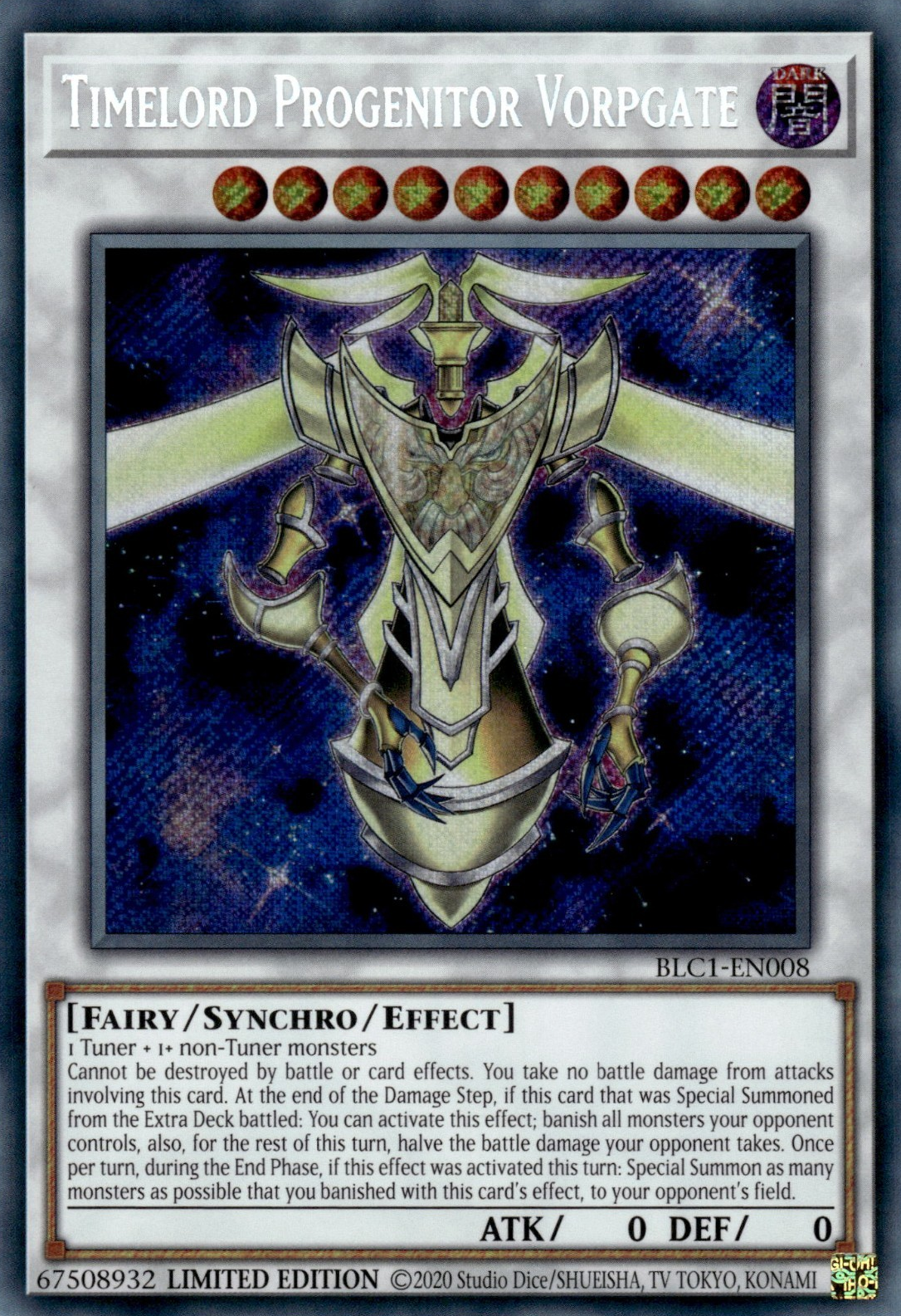 Timelord Progenitor Vorpgate - Yugipedia Timelord Progenitor Vorpgate - Yugipedia