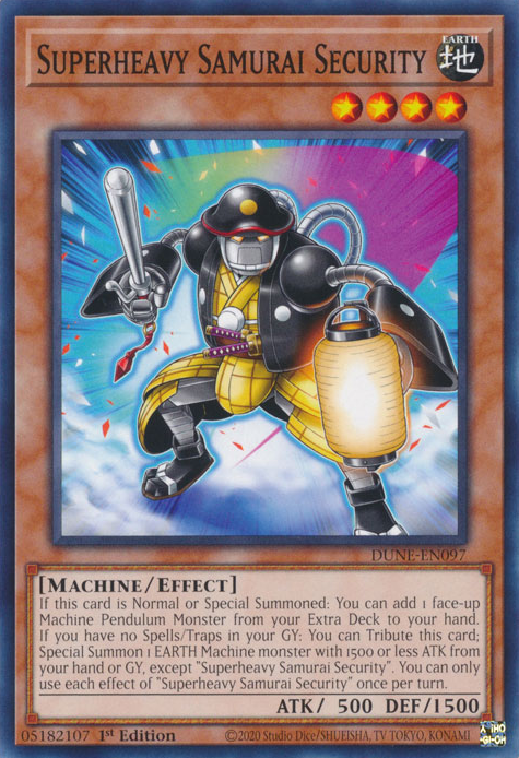 Superstarker Samurai Sicherheitsmann (Superheavy Samurai Security)