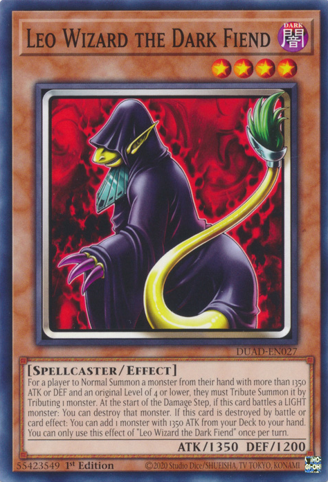 Leo Wizard the Dark Fiend - Yugipedia