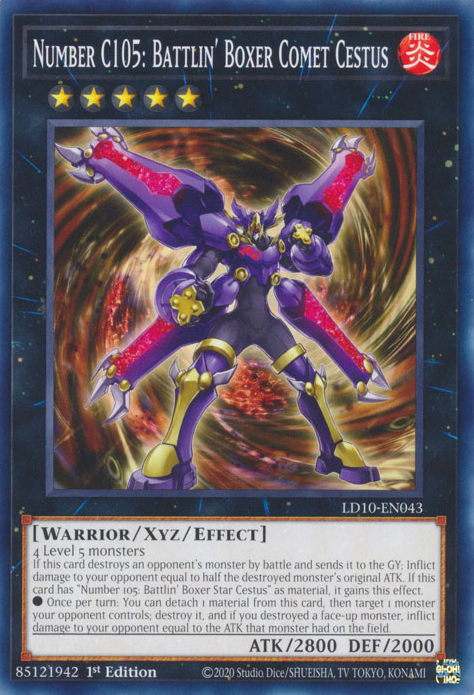 【公式】 C105: Number Battlin' Yugipedia - Cestus Comet Boxer シングルカード