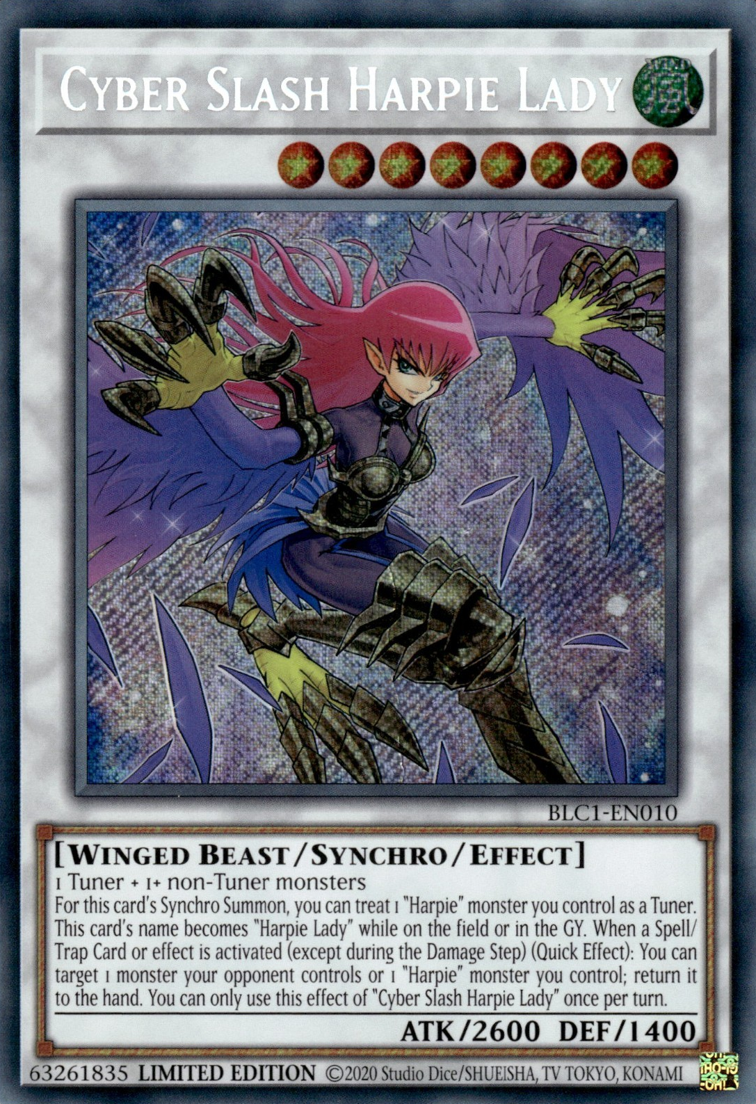 yu-pi☆ Cyber Slash Harpie Lady - Yugipedia