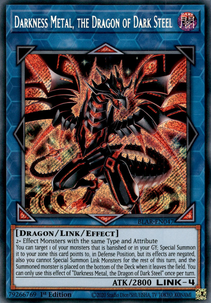 grådig slette bue Darkness Metal, the Dragon of Dark Steel - Yugipedia - Yu-Gi-Oh! wiki