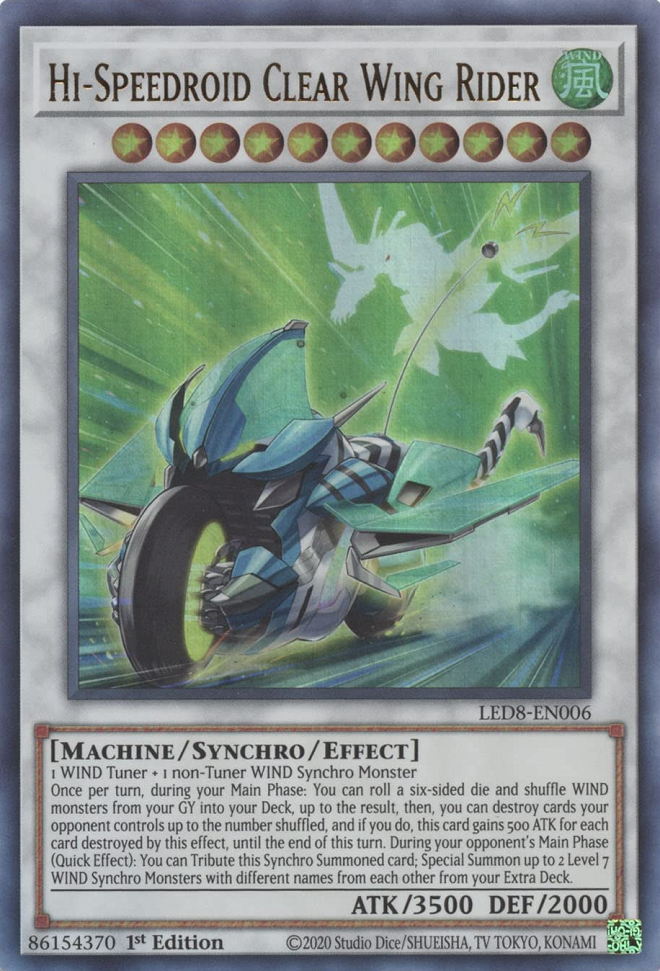 Hi-Speedroid Clear Wing Rider - Yugipedia
