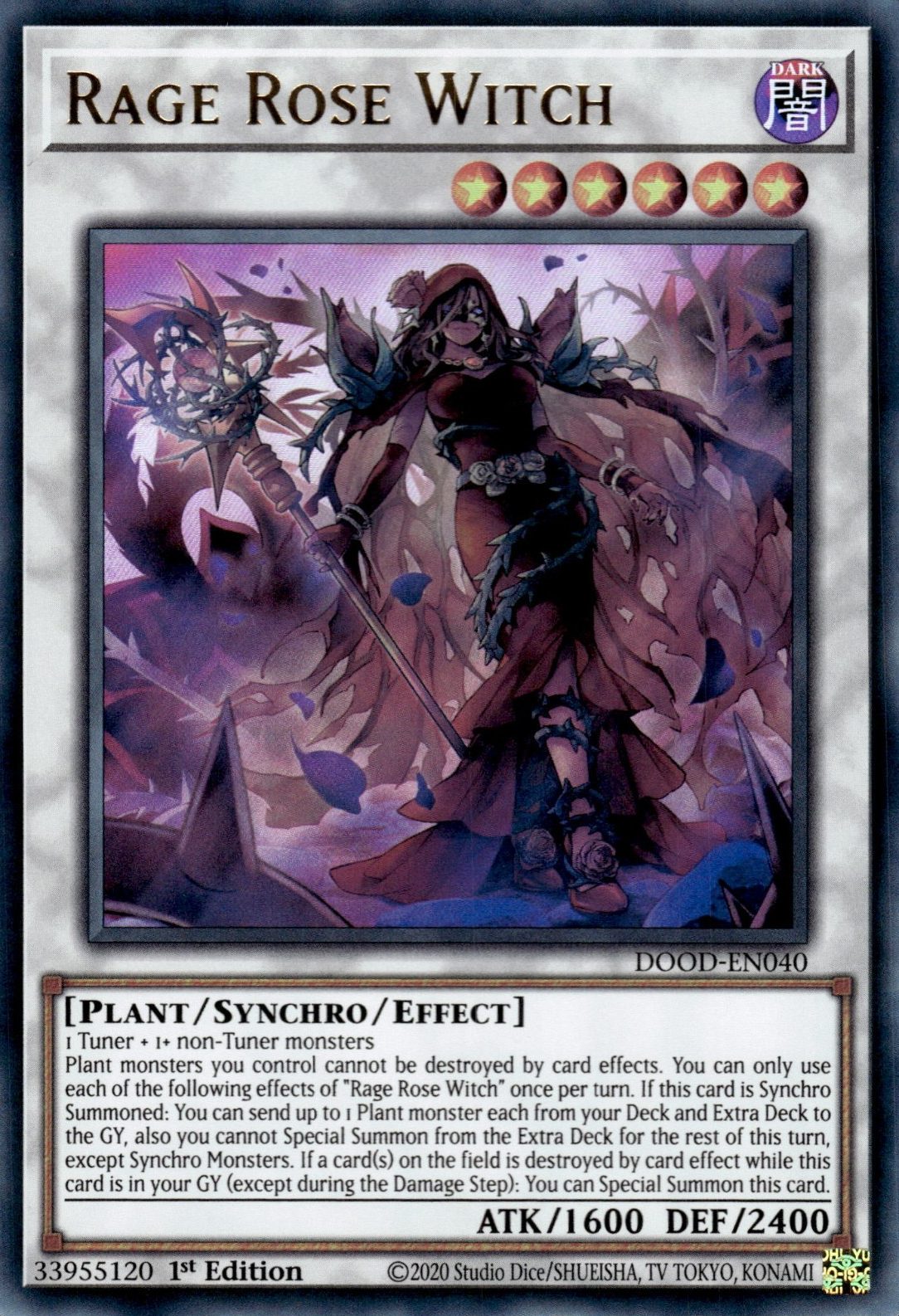 Rage Rose Witch - Yugipedia