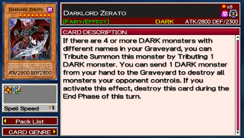 Darklord Zerato (Tag Force 3) - Yugipedia