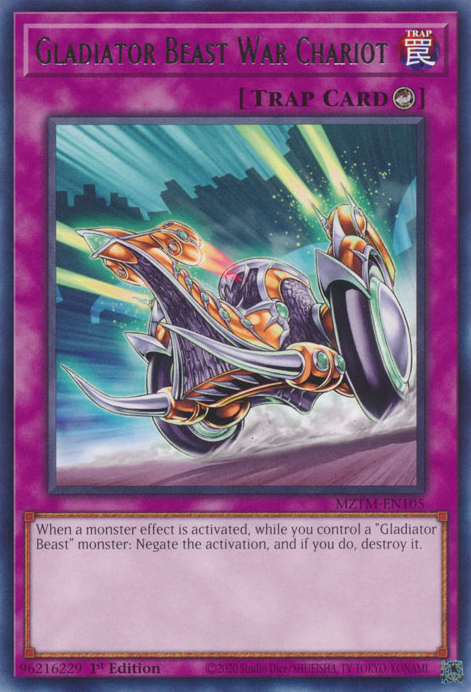 Gladiatorungeheuer-Streitwagen (Gladiator Beast War Chariot)