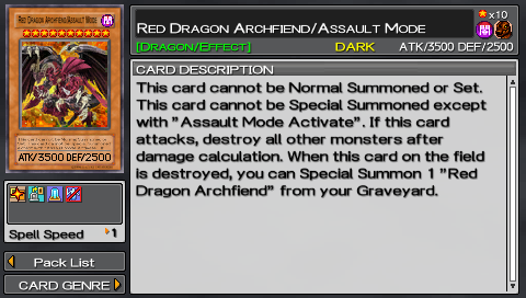 Red Dragon Archfiend/Assault Mode (Tag Force 4) - Yugipedia