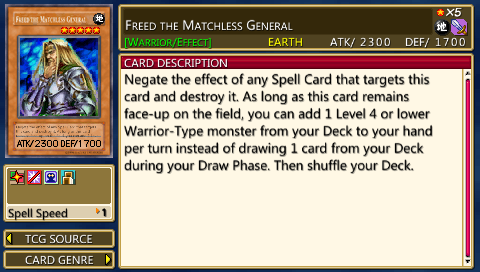 Details about   Freed The Matchless General Ultra Rare
