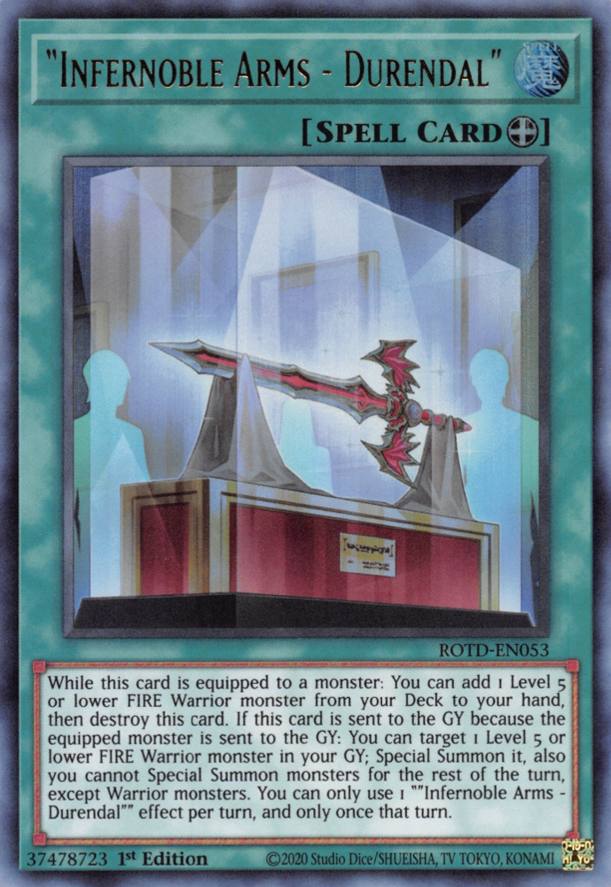 Infernoble Arms Durendal Yugipedia Yu Gi Oh Wiki