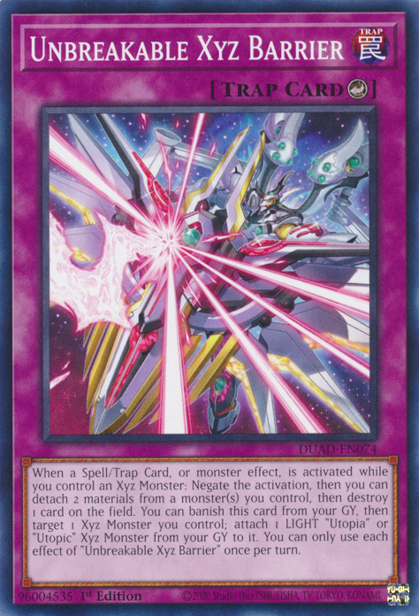 Unbreakable Xyz Barrier - Yugipedia