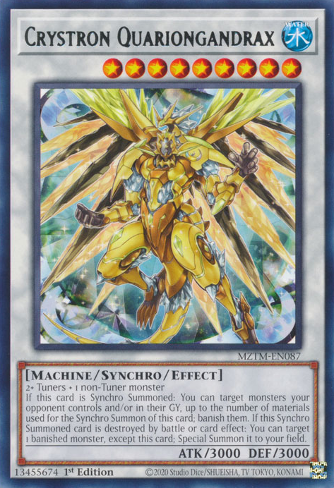 Crystron Quariongandrax - Yugipedia