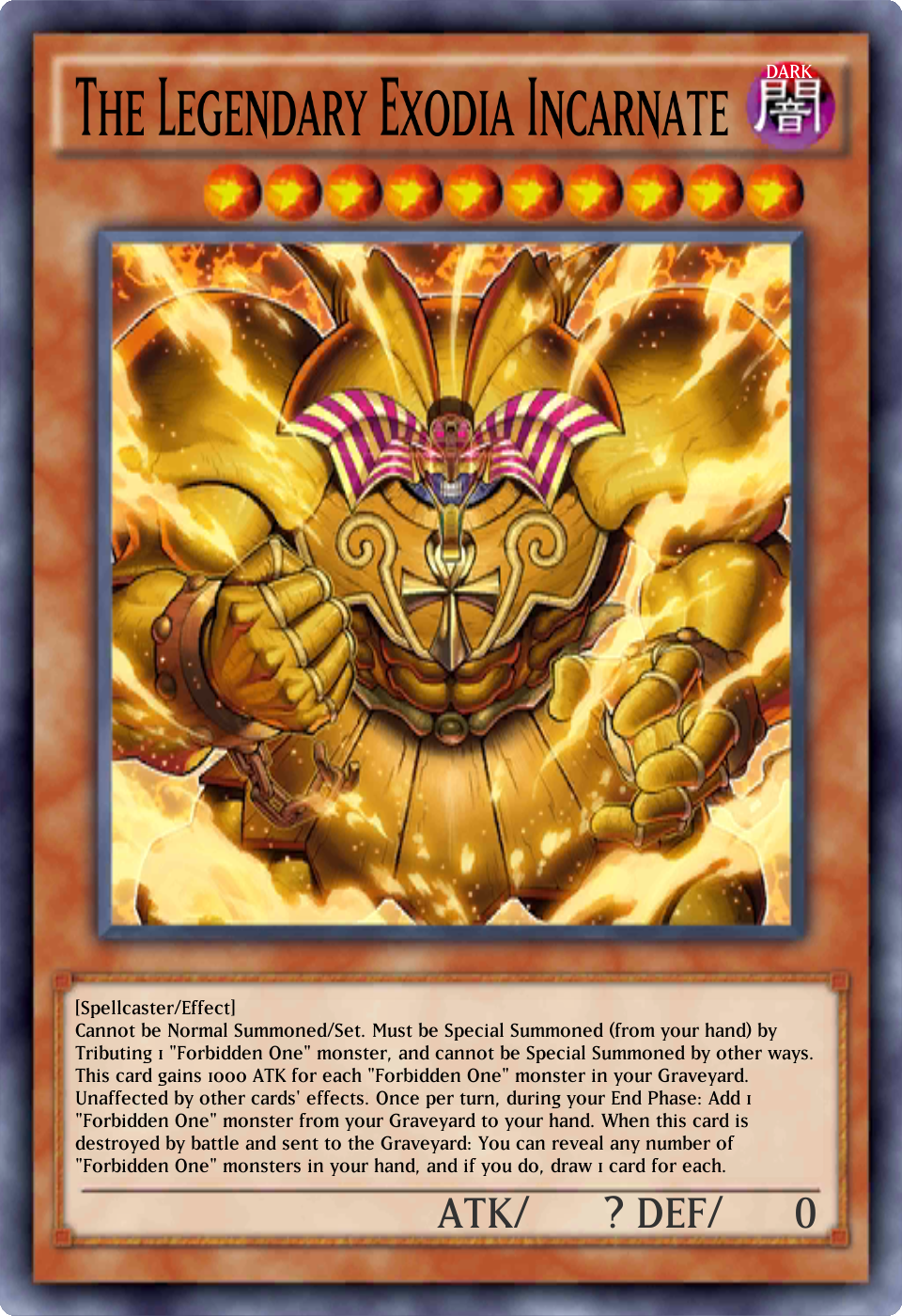 yugioh the legendary exodia incarnate deck BLTR-EN051 - - Secret Rare during your End Phase The Legendary Exodia Incarnate