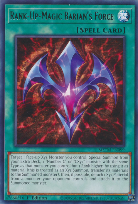 Rangsteigerungszauber Barians Kraft (Rank-Up-Magic Barian's Force)