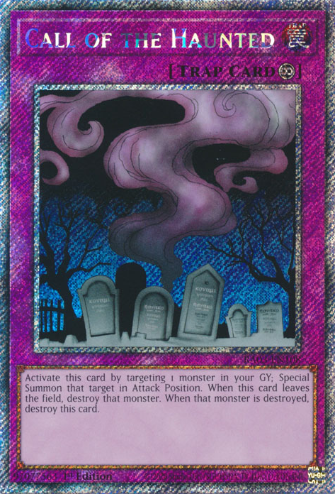 遊戯王PSAPhantom Burial/Call of the Haunted Call of the Haunted - Yugipedia