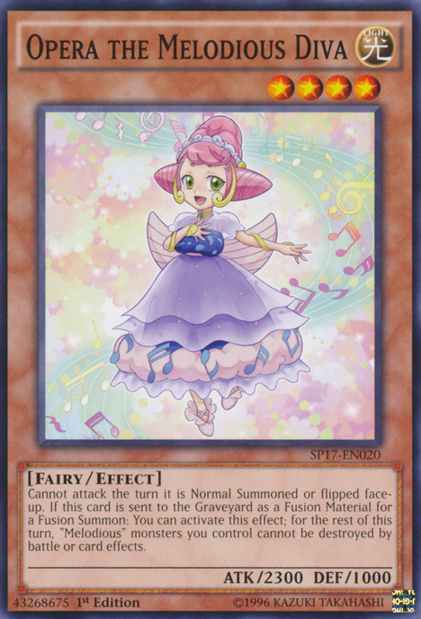 Aria the Melodious Diva Common 1st Edition Yugioh Card MP15-EN070 