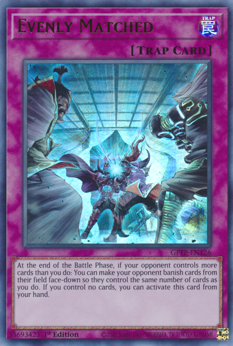 Yugioh Evenly Matched Japanese 20TH-JPC97 Ultra Parallel 