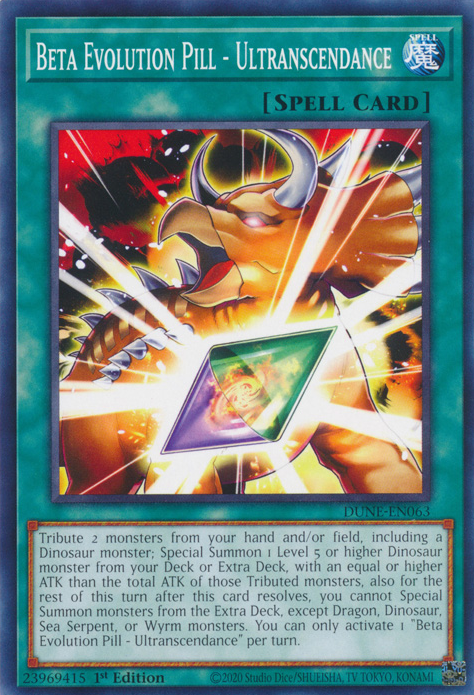 Beta-Evolutionspille - Ultranszendenz (Beta Evolution Pill - Ultranscendance)
