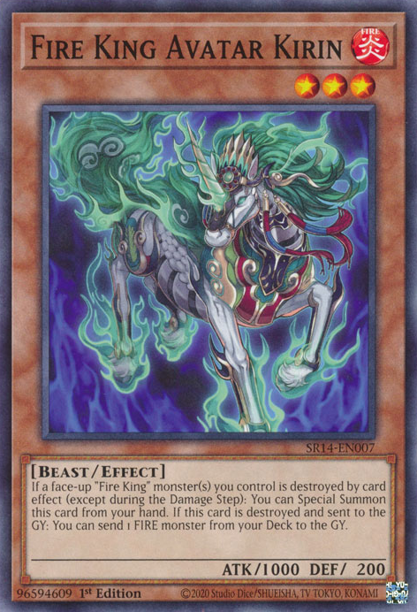 Fire King High Avatar Kirin - Yugipedia - Yu-Gi-Oh! wiki