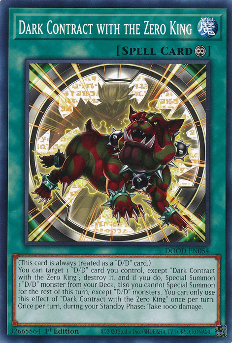 Dark Contract with the Zero King - Yugipedia