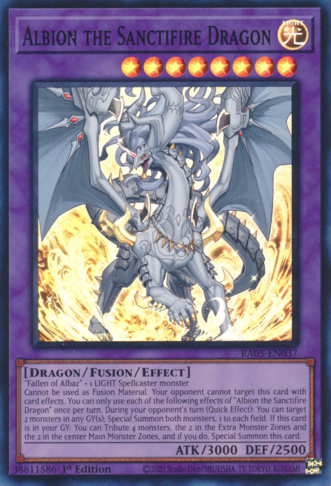Albion der Heiligfeuer-Drache (Albion the Sanctifire Dragon)
